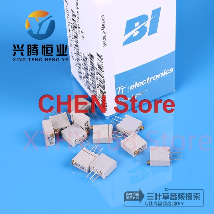 

2pcs Mexico BI 67WR 100R 200R 500R 1K 2K 5K 10K 20K 50K 100K 10R 20R 1M 2M 5M 50R precision trimming multi-turn potentiometer