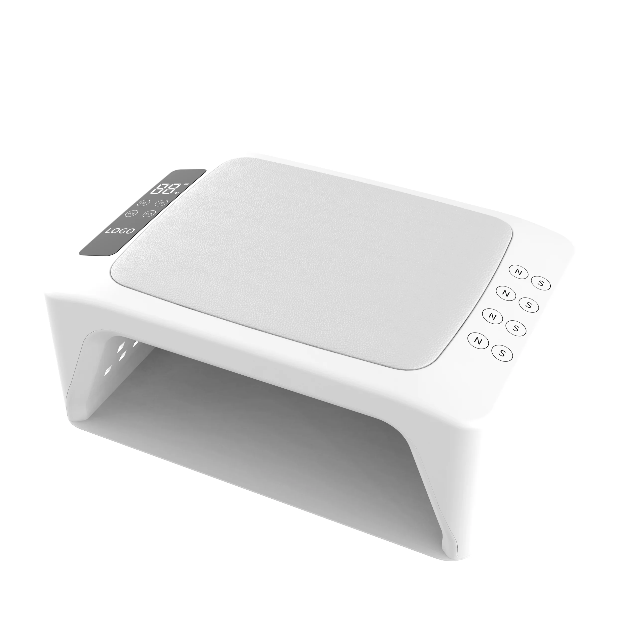 Secador de esmalte de uñas de Gel con lámpara UV recargable portátil profesional de 60 uds con LED y fuente de alimentación eléctrica tipo enchufe de la UE