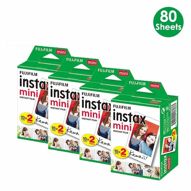 Fujifilm Instax Mini Film Wit 10 20 40 60 80 100 Vellen Voor FUJI Instant Fotocamera Mini 12/11 Mini 9 8 7 70 90 Filmcamera