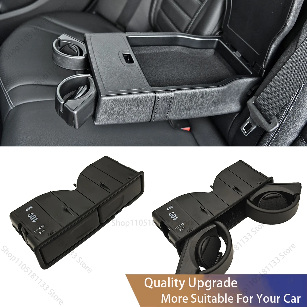 For Mercedes W205 W253 Car Rear Seat Armrest Insert Drinks Cup Holder For Benz C GLC Class 2015-2021 C200 E260 GLC300 0998100213