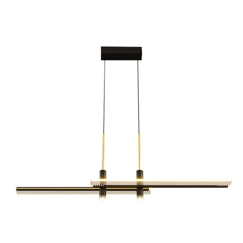 

Chandelier living room bedroom lighting modern minimalist creative strip dining room Internet celebrity bar lamp