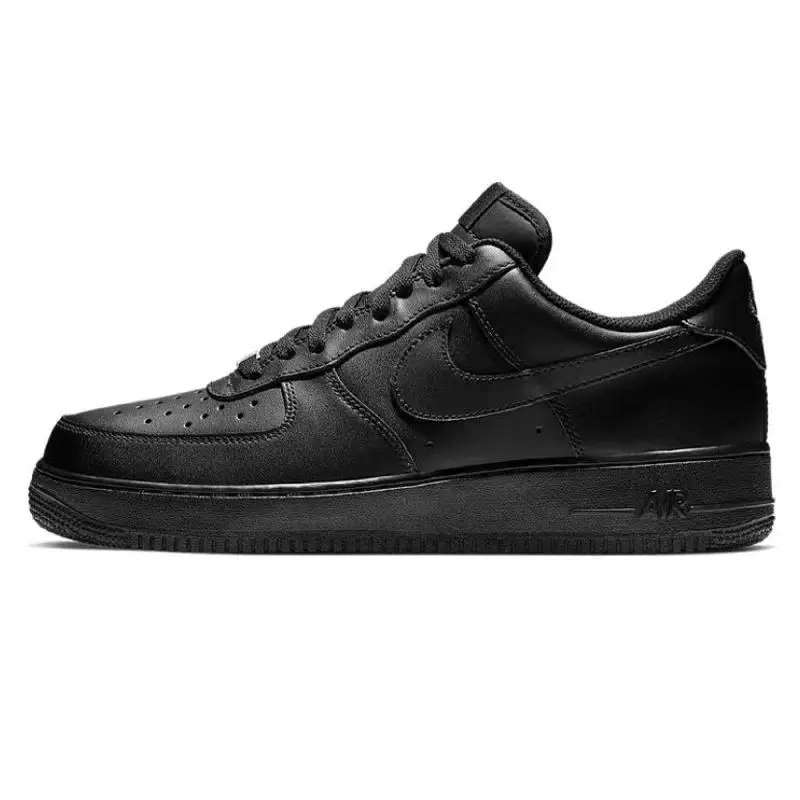 【Customize】 Nike Air Force 1 Chaussures De Skateboard Unisexe Basses Noir/Rouge/Beige Baskets Chaussures CW2288-001