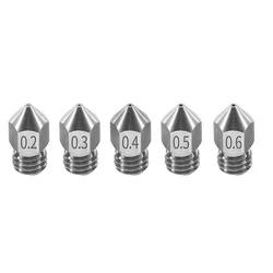 1.75mm MK8 Stainless Steel Nozzle Extruder Printing Head For Anet A8 A8Plus CREALITY Ender 3 3S Pro V2 CR10 3D Printer 0.2-1.0mm