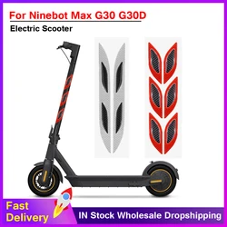 Stickers for Ninebot Max G30 G30D Reflective Strips Carbon fiber E-Scooter Sticker Scooters Anti-Scratch Safety Warning Sticker