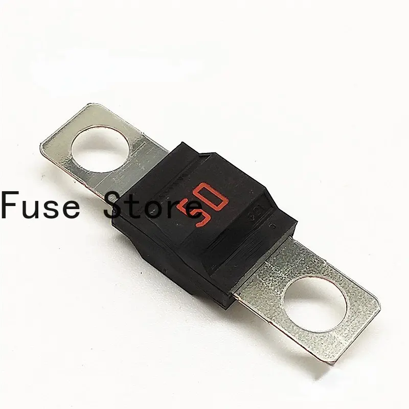 

3PCS Imported Small Bolt Type Automotive Fuse 0498050. M MIDI 498 Series 50A 32V