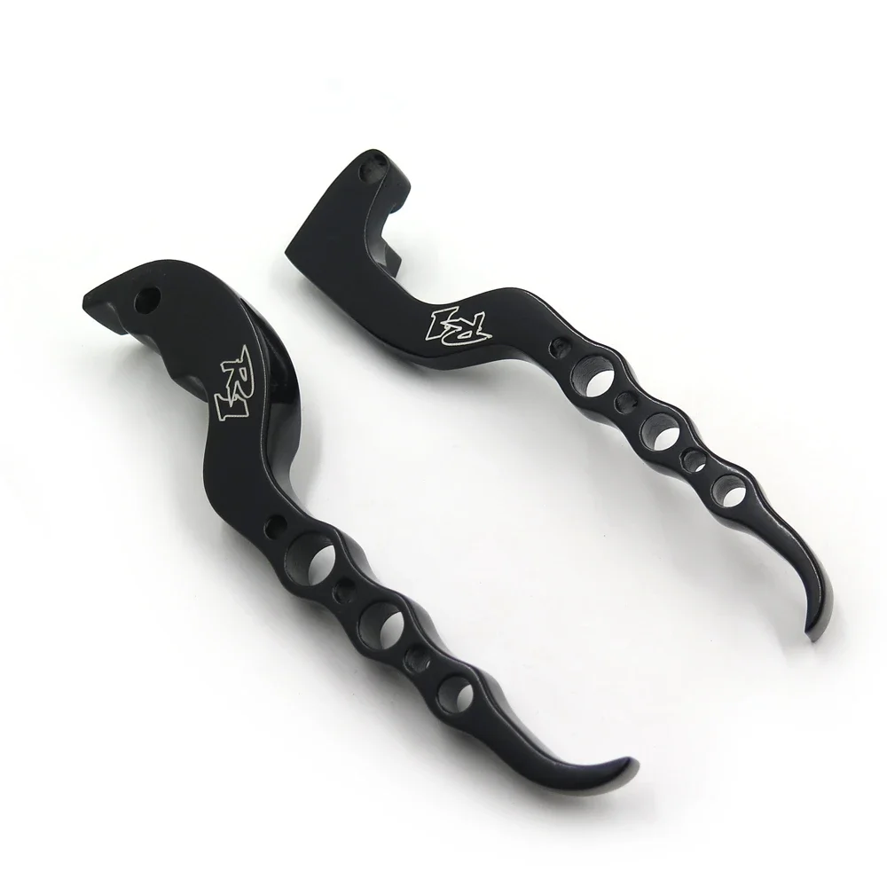 Motorcycle Parts Hand Brake Clutch Levers Billet Aluminum for 2004-2008 Yamaha YZF R1 BLACK