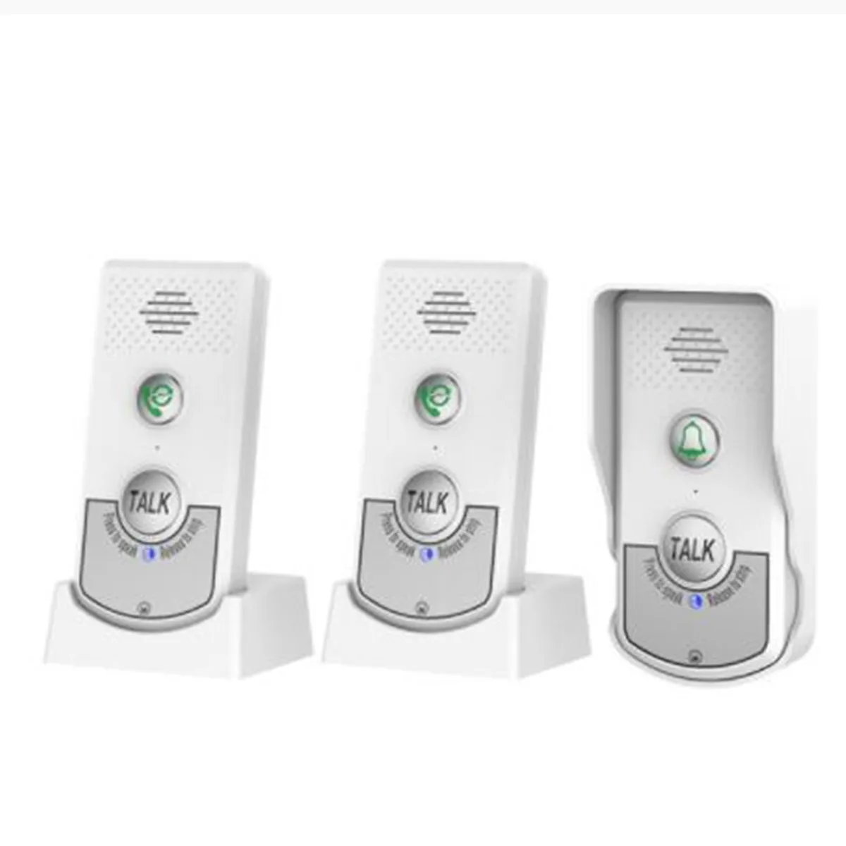 2.4G Draadloze Intercom Deurbel Intercom Intercom Audiostem Afzender & Reciever Voor Ziekenhuis Hotel Call Door Gong