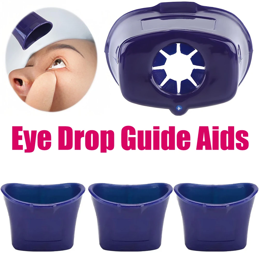 Eye Drop Applicator Portable Eyedrop Guide Aids Bottle Holder Tool Eye Drop Bottle Helper Devices for Elderly