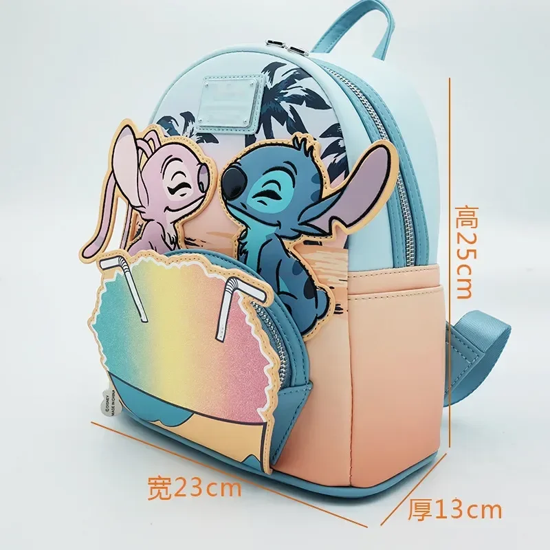 

Loungefly Stitch Disney Lilo and Stitch Snow Cone Date Night Womens Double Strap Shoulder Bag Mini Backpack Stitch Disney