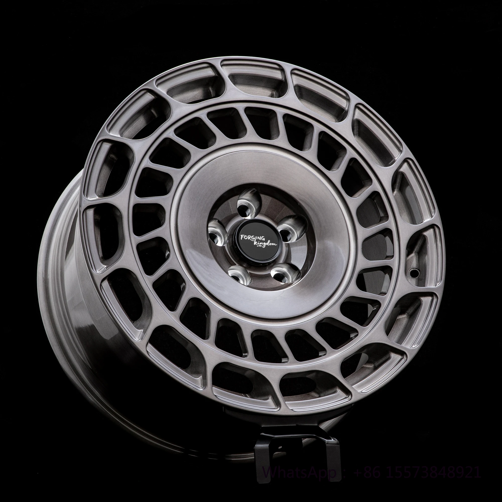 

High Quality 6061-T6 Forged Aluminum Alloy Wheel Hub 20-26 Inch 5*130/120/112/114.3 PCD Bright Black Coating New
