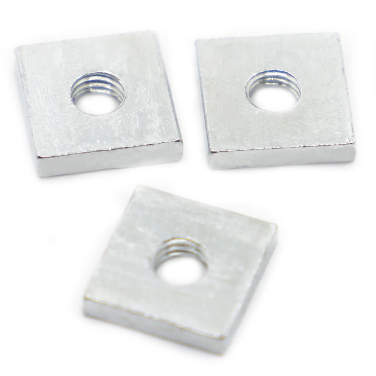 M3 M4 M5 M6 оцинкованная углеродистая сталь тонкий квадратный блок квадратная гайка DIN562