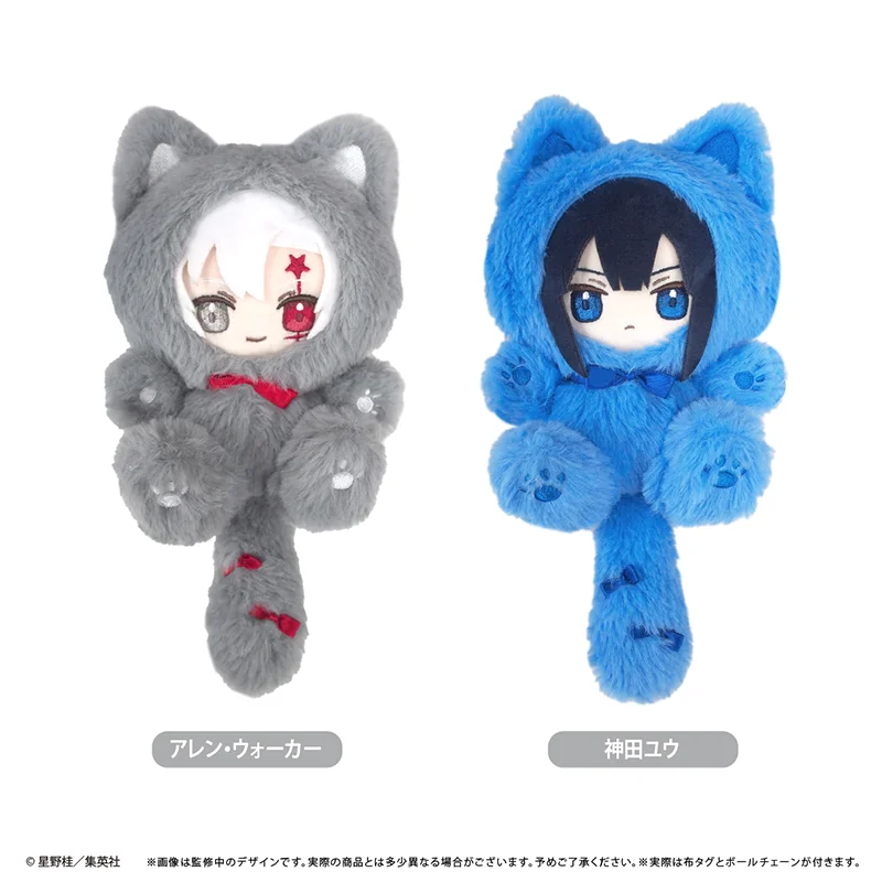 TAPIOCA D.Gray-man Tapio Nyaneko Plush Keychain Anime Peripheral Approx H150mm W120mm Collectible Doll For Anime Fans Gift