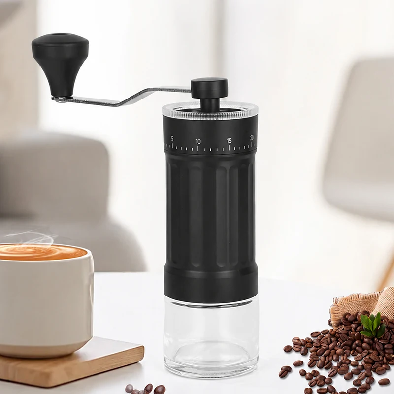 Manual Coffee Grinder Bean Hand Cranked Coffee Machine Hand Operated Grinder for Bean Milling Kitchen Tool