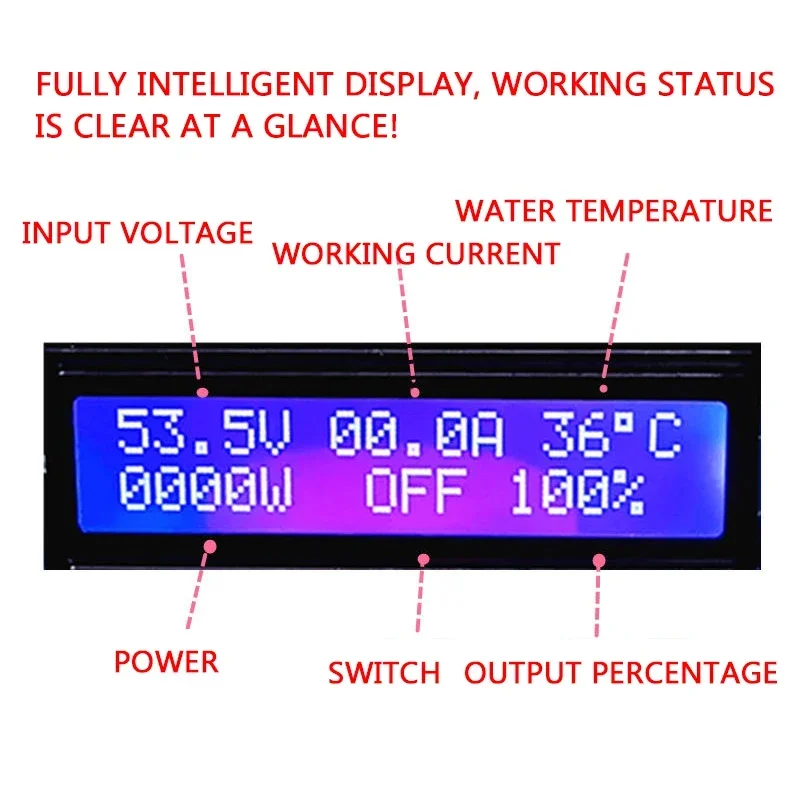 220V Intelligent High Power Induction Heating Machine - Metal Quenching And Smelting High Frequency Heater