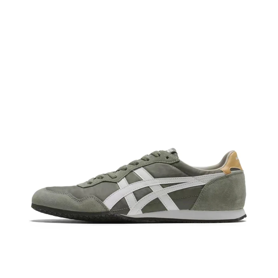 Onitsuka Tiger SERRANO Unisex Green Low-Top Casual Sneakers  Comfortable Soft Breathable Everyday Style 1183B400-304