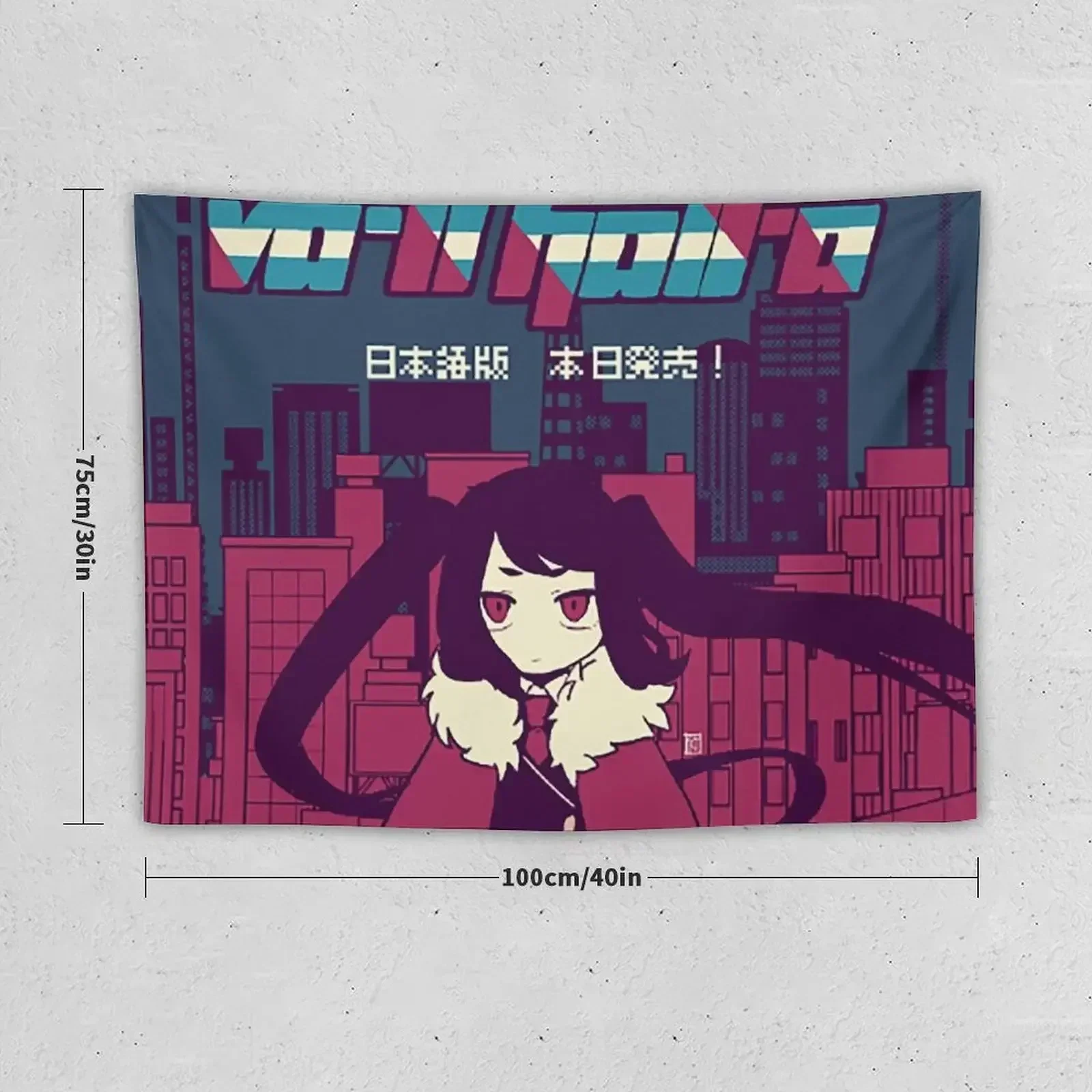 Jill Stingray (VA-11 Hall-A) Tapestry Wallpaper Anime Decor Room Decorator Wallpapers Home Decor Tapestry