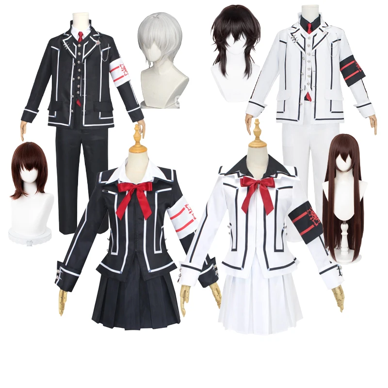 

Аниме Рыцарь-вампир Кирю Зель Косплей Костюм Парик Британский стиль Черная школьная форма Пальто Рубашка Мужской карнавальный костюм на Хэллоуин