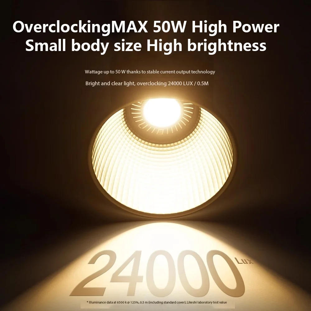 JYYXF 40 واط المحمولة LED الفيديو الضوئي RGB COB التصوير الفوتوغرافي استوديو الإضاءة 2500K-6500K مع الناشر لمدونة الفيديو البث المباشر