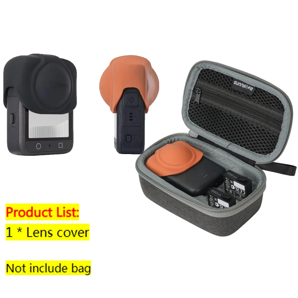 

Lens Cap for DJI Osmo 360, Lens Protective Cover Guard Silicone Protector Anti-Scratch Fall Resistant Protection Sport Camera