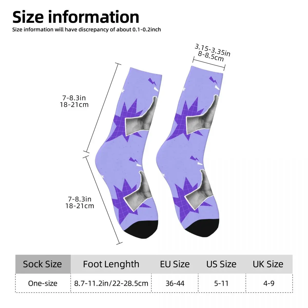 Artistic Inspiration Ideas Sock Printed Man Polyester