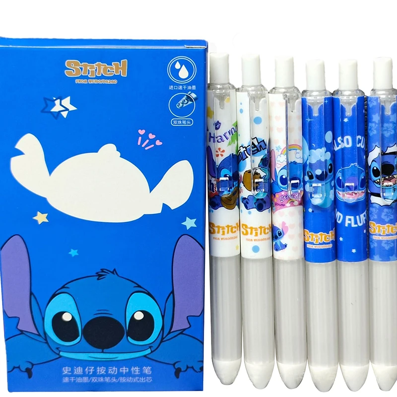 

Гелевая ручка с диснеевским стежком, 6 шт., для учеников, для письма, искусственная, нейтральная ручка, шариковая ручка, канцелярские принадлежности, школьные принадлежности, оптовая продажа