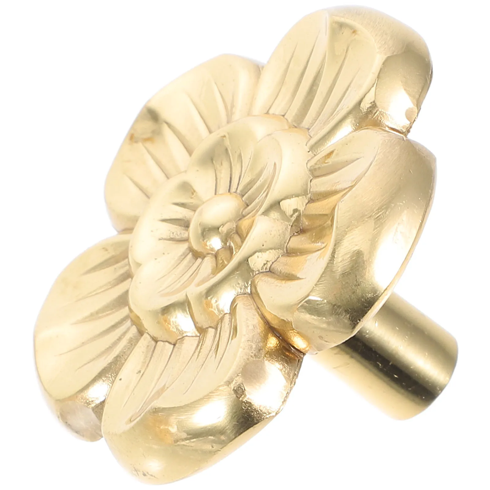 

Brass Forged Flowers Drawer Bow Knobs Fashion Brushed Gold Pulls Adjustable Cabinet Mother Apothecary and Pearl Bronze Handles