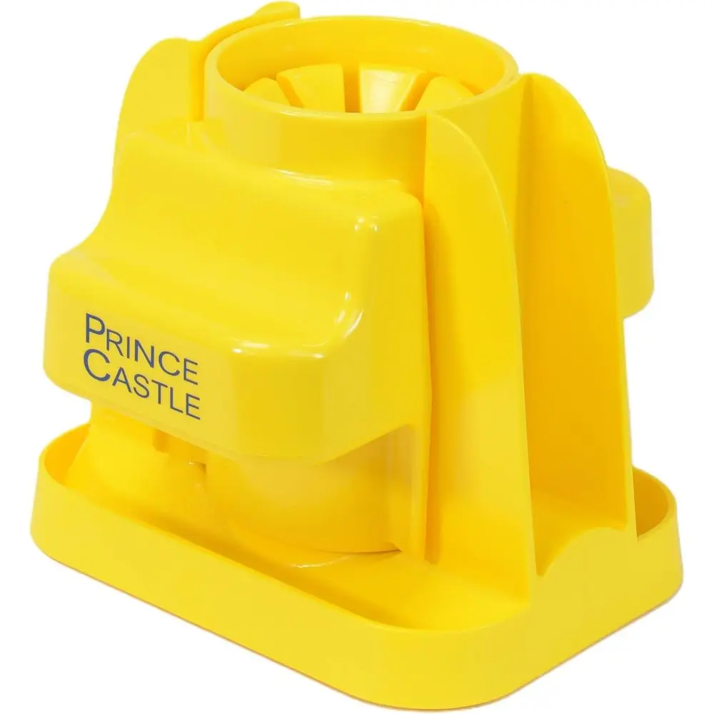

Lime Lemon Cutter - ruit Slicer Kitchen Gadget, Lime Cutter, Vegetable Chopper with Container 8-Wedge Slicer, Yellow