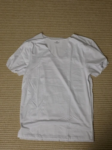 4Pcs Summer Ice Silk Men T-Shirt Vest Men's No Trace Sports Short Sleeve T-shirt Solid V-neck Tees Quick Dry Shirt Tops Fitness photo review