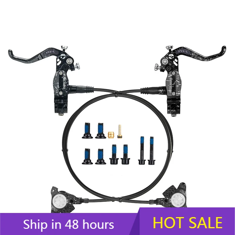 

POWER LEAP FV2-R3 Bicycle Hydraulic Disc Brake High Quality 850/1500mm Electric Ebike Brake MTB Front Rear Bike Disc Oil Brake S