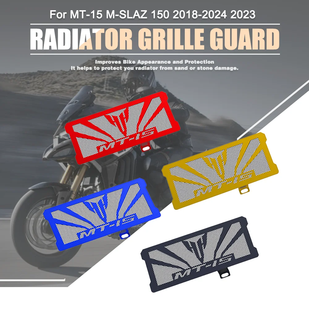 Radiator Guard Grille Protector Cover Cooler Grill Protective Motorcycle Accessories For Yamaha MT-15 M-SLAZ 150 2018-2024 2023