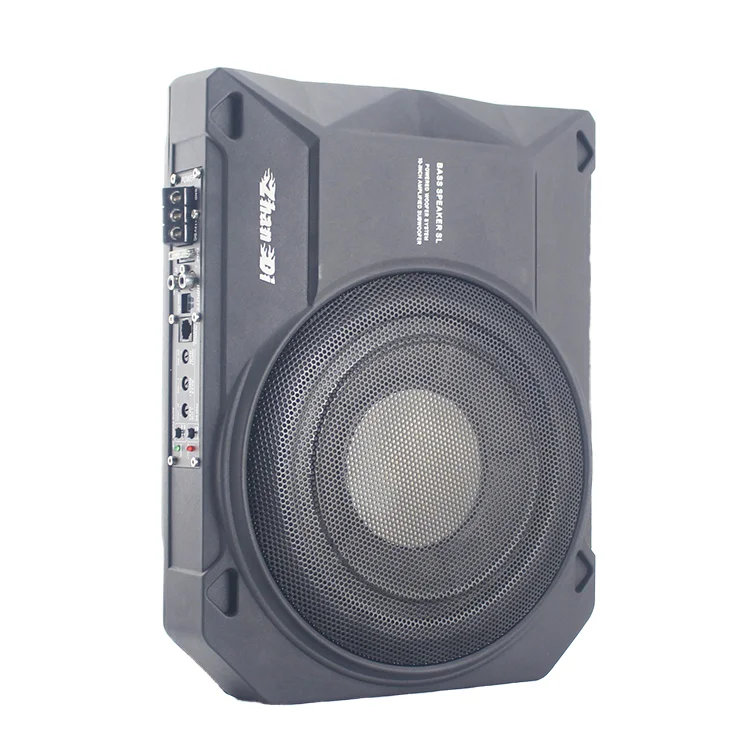 New Style 10-Inch Single Coil Aluminium Frame Car Audio Subwoofer 12V DC Under Seat Speaker with Cone Car Audio Systems