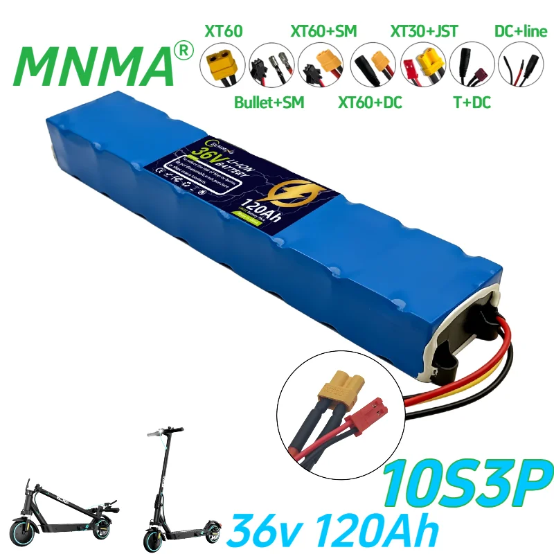 100% Original 10S3P 36V 120Ah 36v Electric Scooter Battery Pack Lithium M365/M365 Pro Electric Scooter 36v Battery Scooter