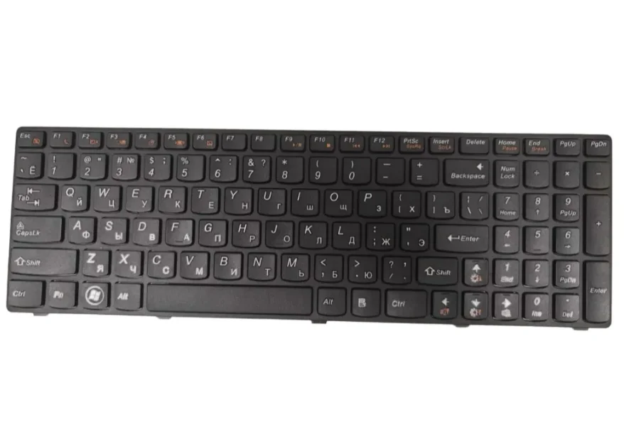 

Русская клавиатура для ноутбуков LENOVO G580, Z580A, G585, Z585, G590, Z580, N580, P580, P585 (RU)