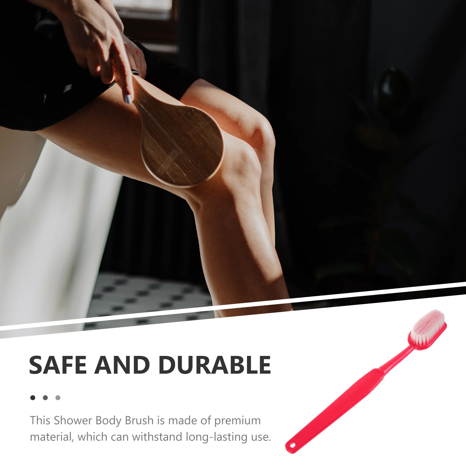 

Back Exfoliating Brush Premium Bathing Scrubber Deep Clean Massage Body Bath Tool Shower Lotion Applicator For Back Self