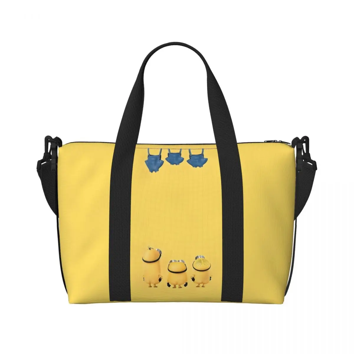 

Женская большая сумка M-Minions на заказ, большая вместительная анимационная спортивная пляжная дорожная сумка