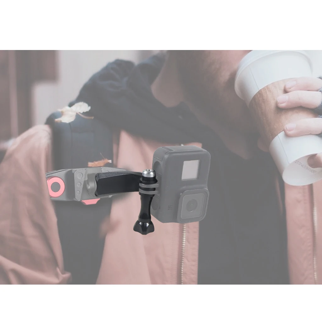 Helmet Chin Extension Mount Adapter Vertical Shooting Bracket for GoPro 13 12 Insta360 X5 DJI OSMO 360 Action Camera Accessories