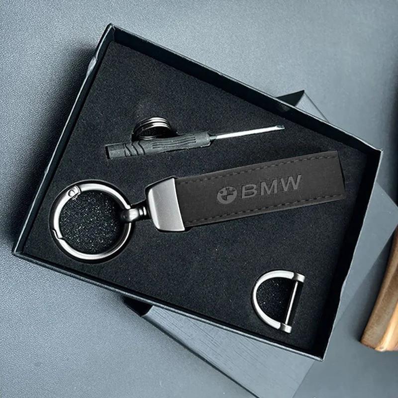 

Suede Car Keychain Pendant Key Ring Chain Hanging For Performance F10 F30 E46 E90 E60 G30 F20 X5 E70 E39 E36 E87 X7 E92 M4