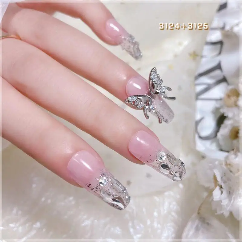 Nail Liquid Butterfly Ornaments Nail Drill Hot Style Nail Accessories Light Luxury Color-preserving Nail Art Accessories