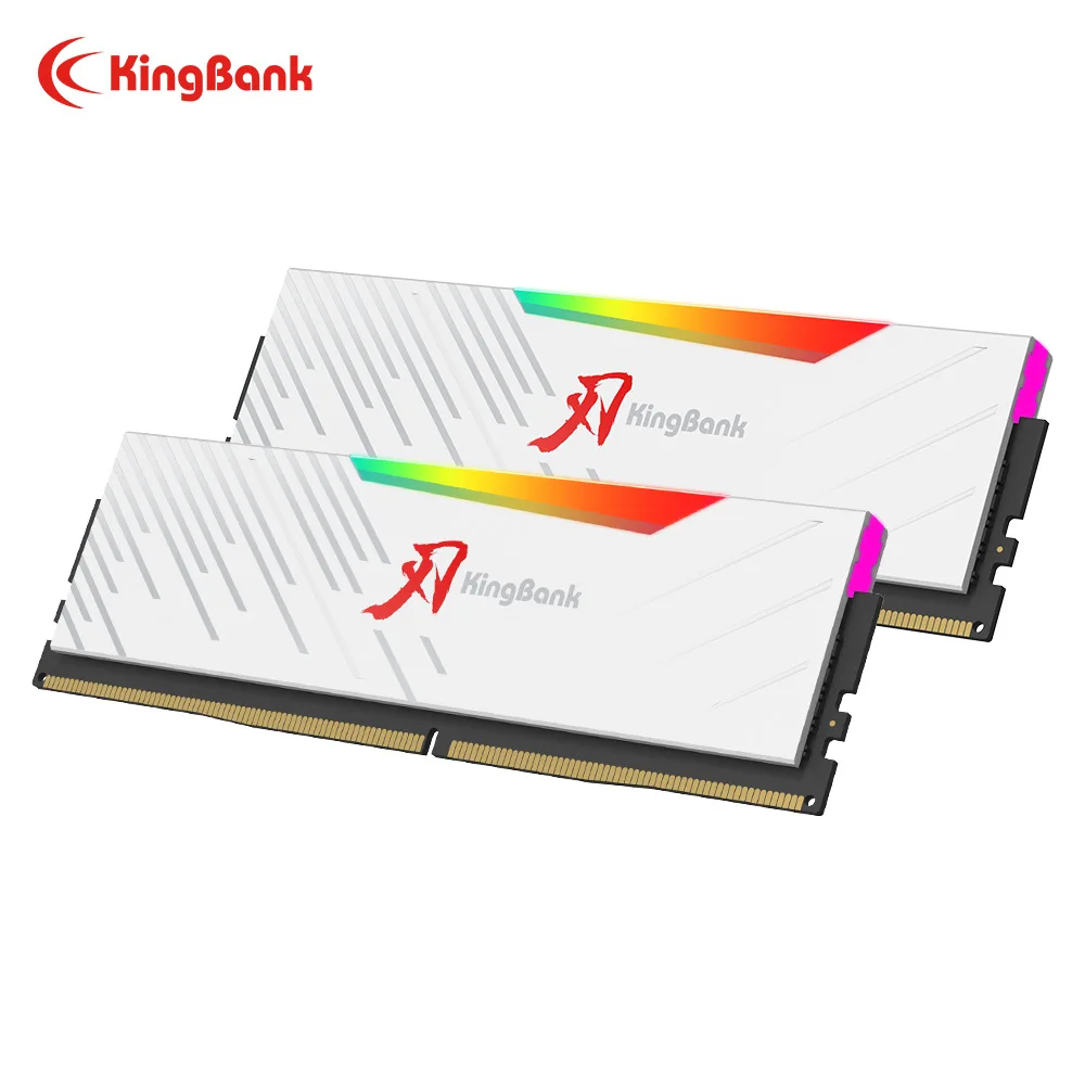 KINGBANK SOARBLADE KRRW Series DDR5 RGB Memory Kit 32GB (16GBx2) 6800 7200 7600 MHz High Frequency with Hynix A Die