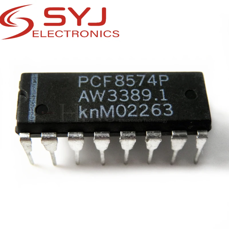PCF8574P DIP-16 ، PCF8574 ، 10