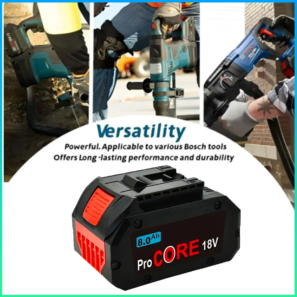 18V 10.0Ah ProCORE Ersatz Batterie fur Bosch 18V sistema professionale Cordless Werkzeuge BAT609 BAT618 GBA18V80 21700 Zelle