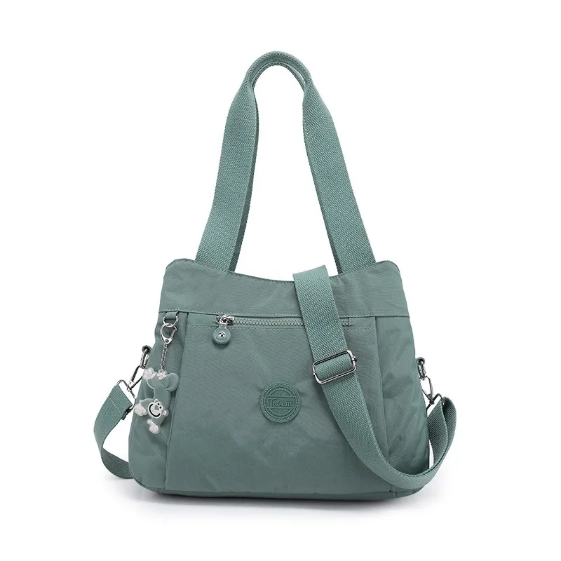 Nesitu Highend A4 Men Women Handbag Shoulder Messenger Bag Cross Body Purse Waterproof Lightweight Green Black Blue Red M1223