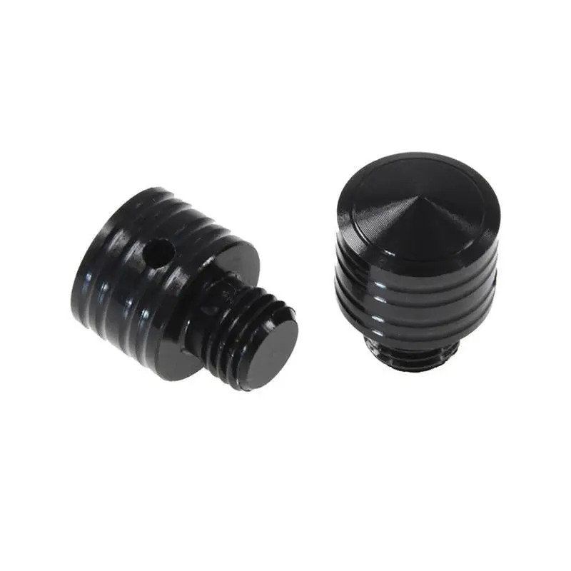 

Mirror Hole Plugs 2X Motor Mirrors Hole Cover Waterproof Heavy Duty Aluminum Powersports Accessories For Electric Vehicles