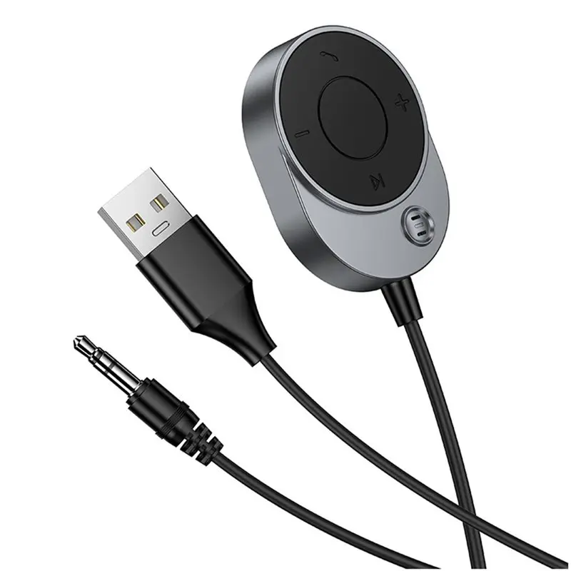 

B68C For Car AUX Wireless Bluetooth Adapter 3.5Mm Audio Receiver BT5.4 Call Conversion Transmitter For Car Music Audio