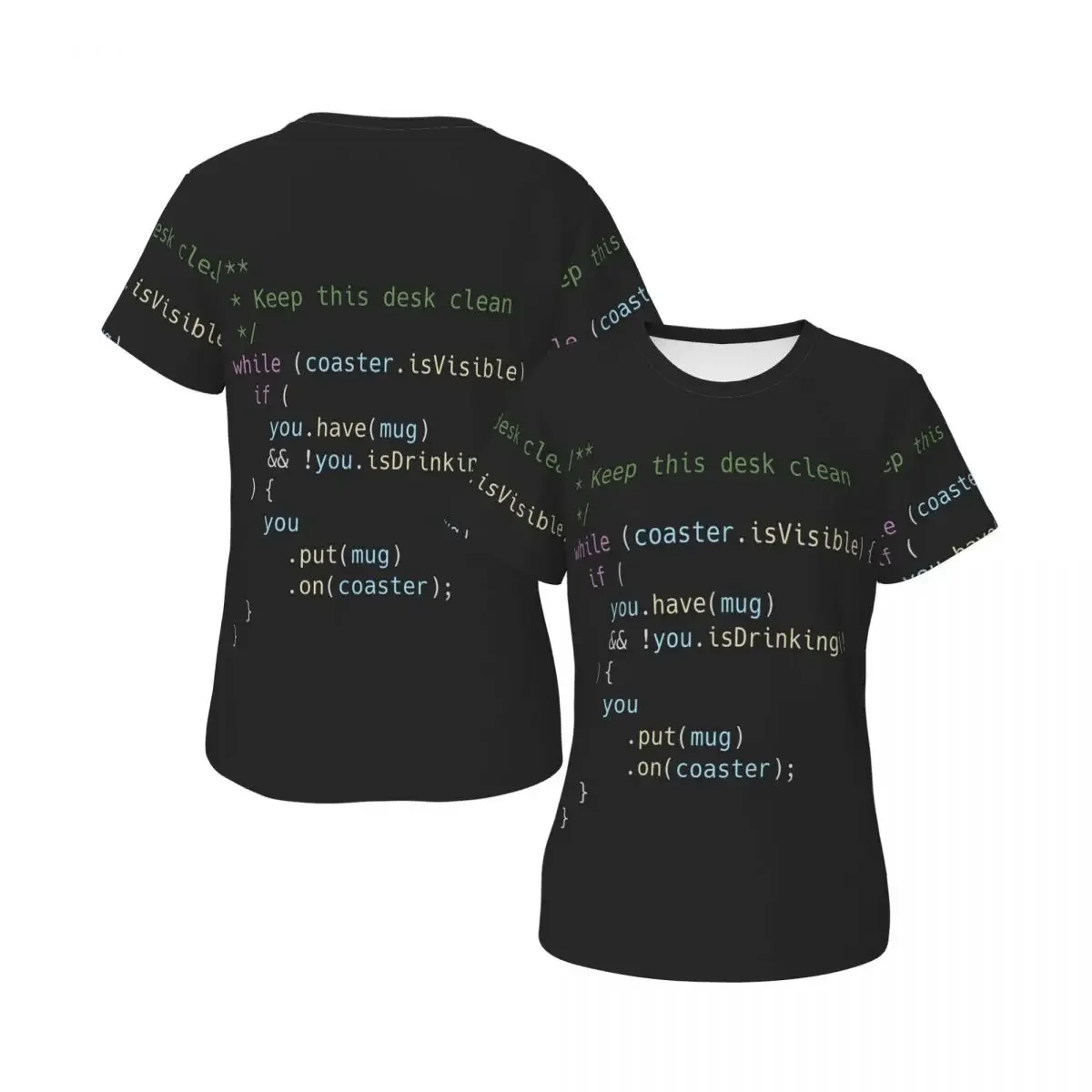 The Perfect Coaster For Programm T-Shirt for Women O-Neck Streetwear T Shirts Women's Short Sleeve Summer Clothes Tops
