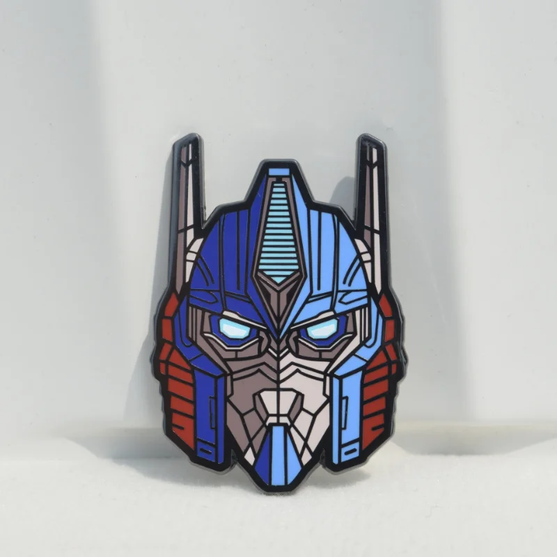Broches Transformers Optimus Prime, alfileres esmaltados, insignias de dibujos animados de Anime, mochila, sombrero, camisa, Pin de solapa, baratijas, regalo para mejores amigos