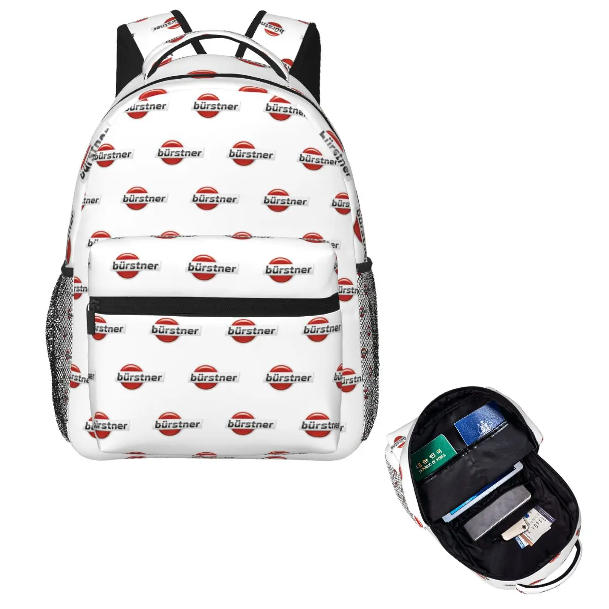 

Burstner Caravan Backpack Hot Sale Daypack Large Capacity Kids BookBag School Bag Shoulder Bags for Men Women