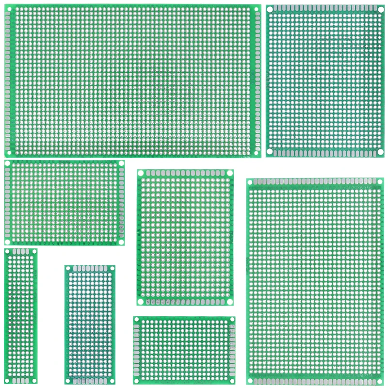 2x8 3x7 4x6 5x7 6x8 7x9 8x12 9x15 Double Side Prototype Diy Universal Printed Circuit PCB Board Protoboard For Arduino Diy Kit