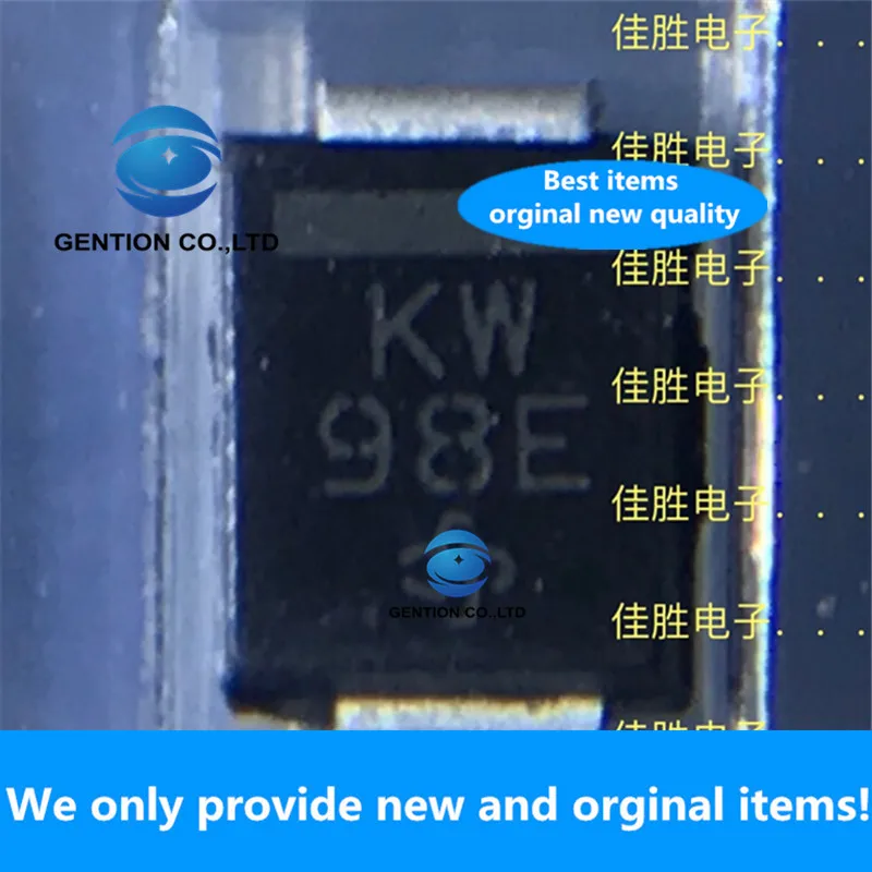 50PCS 100% New original SMBJ10A 10V transient tube DO214AA silk screen KW
