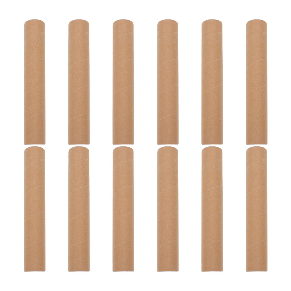 12 قطعة أنبوب تخزين الملصقات لمطبوعات المستندات الفنية، أنبوب ملصق ورقي قابل لإعادة الاستخدام لحقيبة حمل الرسم البريدية